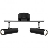 Cougar-Vector 2x5W 2lt Rail - Black & White